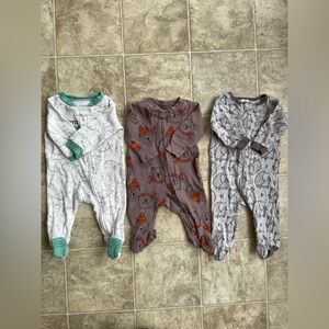 Bundle of Baby Boys Footy Pajamas